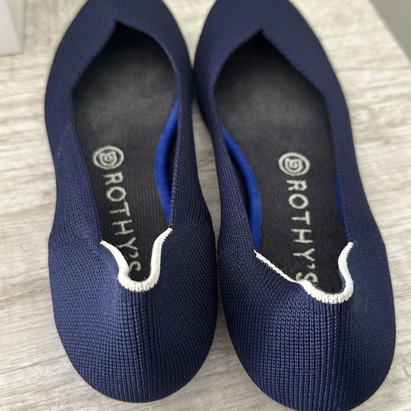 Rothy's The Flat Maritime Navy Womens 8 Ballet Shoes - Picture 4 of 5